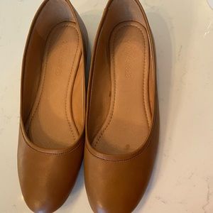 Madewell Leather Reid Ballet Flat size 8